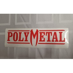 Samolepka  červená  - logo řezané