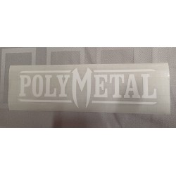 Samolepka bílá - logo řezané